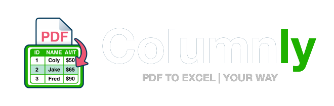 Columnly PDF to Excel software logo